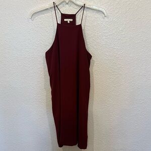 Adorable maroon mini dress by Charlotte Russe